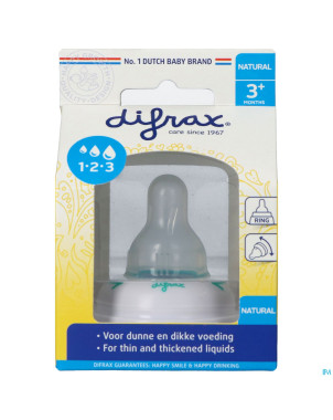 Difrax bague de serrage 1-2-3 natural    713