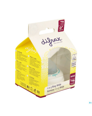 Difrax bague de serrage 1-2-3 natural wide    714