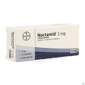 Noctamid 2 mg impexeco comp 30 x 2 mg pip