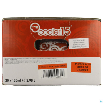 Tyr cooler 15 rood/rouge 30 x 130 ml