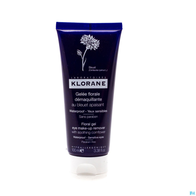 Klorane bleuet gelee demaq waterproof    100ml