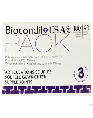 Biocondil usa 300    comp 180 + caps 90