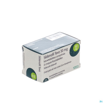 Sildenafil teva  50mg comp a croquer 24x  50mg