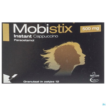 Mobistix instant cappuccino 500mg gran sach 12