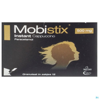 Mobistix instant cappuccino 500mg gran sach 12