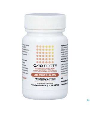 Q10 forte caps 30x100mg    pharmanutrics