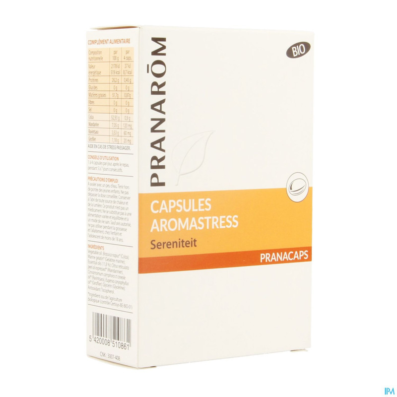 Aromastress bio    blister caps 2x15 pranarom