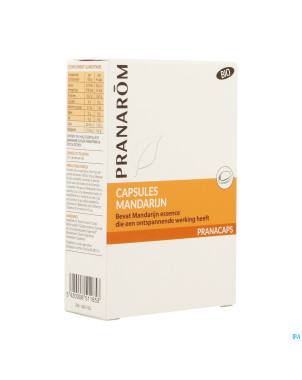 Mandarine bio    blister caps 2x15 pranarom