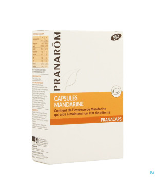 Mandarine bio    blister caps 2x15 pranarom