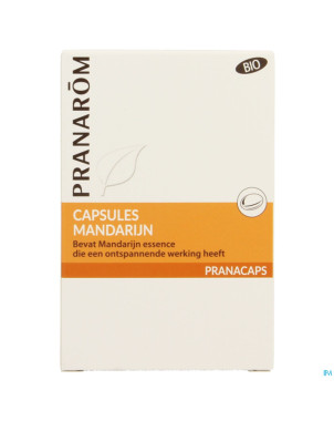 Mandarine bio    blister caps 2x15 pranarom