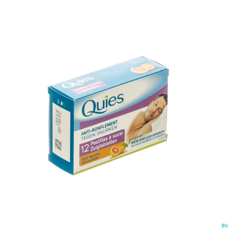 Quies a/ronflement agrume nf    past a sucer 12