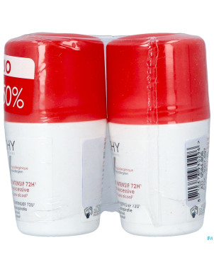 Vichy deo transp. exc stress resist bil duo 2x50ml