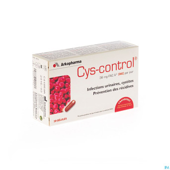 Cys-control caps 20x36mg