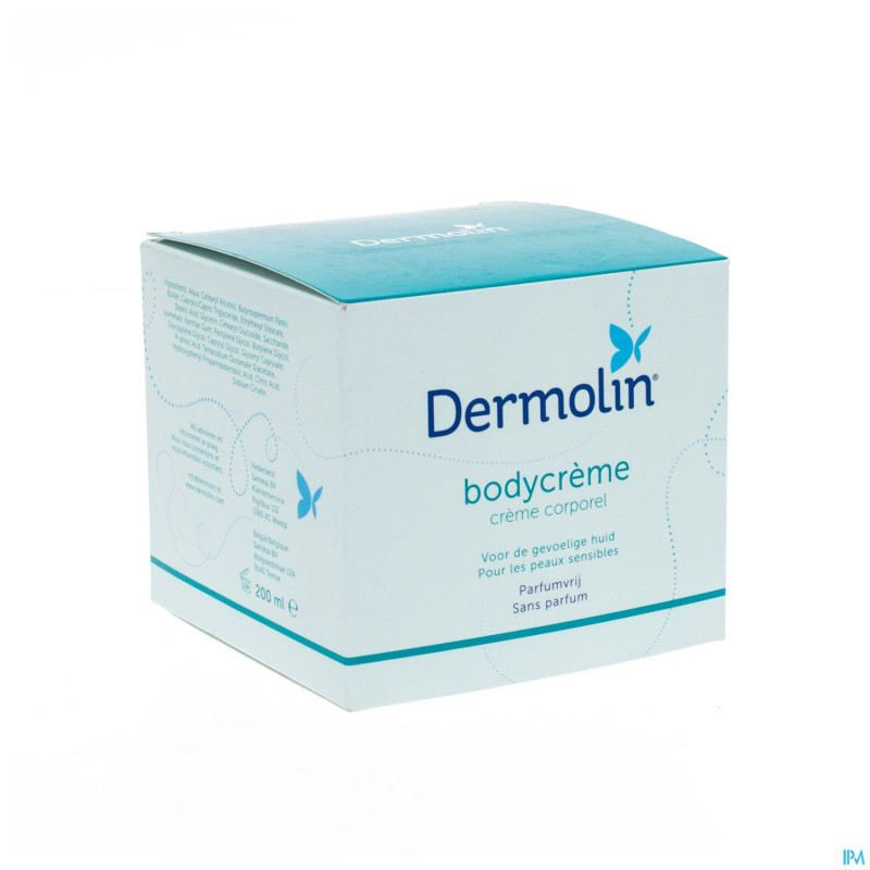 Dermolin lait corps creme pot 200ml cfr 3470366