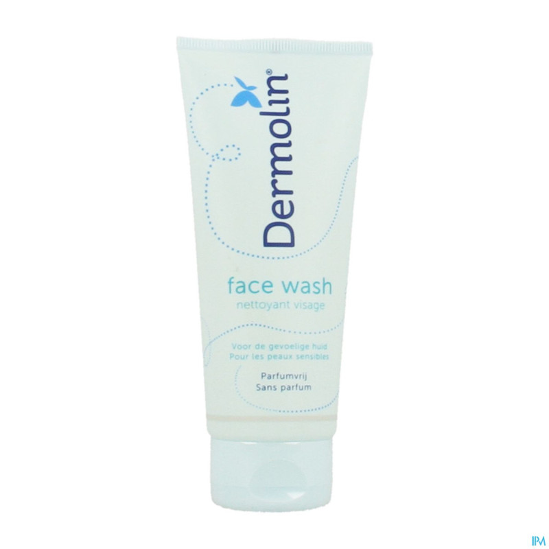 Dermolin nettoyant visage gel tube 100ml