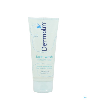 Dermolin nettoyant visage gel tube 100ml