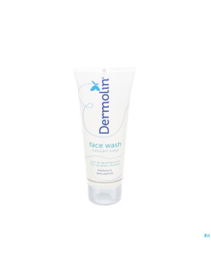 Dermolin nettoyant visage gel tube 100ml