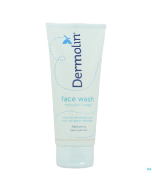 Dermolin nettoyant visage gel tube 100ml