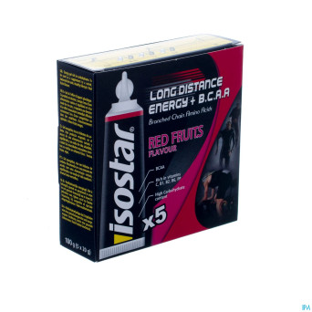 Isostar endurance b.c.a.a. red fruits  5x20g