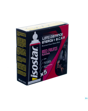 Isostar endurance b.c.a.a. red fruits  5x20g