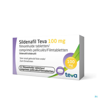 Sildenafil teva 100mg comp pell 12x 100mg