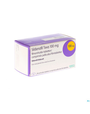 Sildenafil teva 100mg comp pell 24x 100mg
