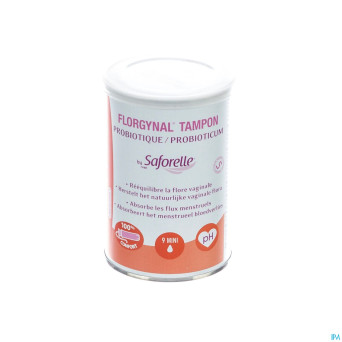 Florgynal tampon probiotique compact mini 9