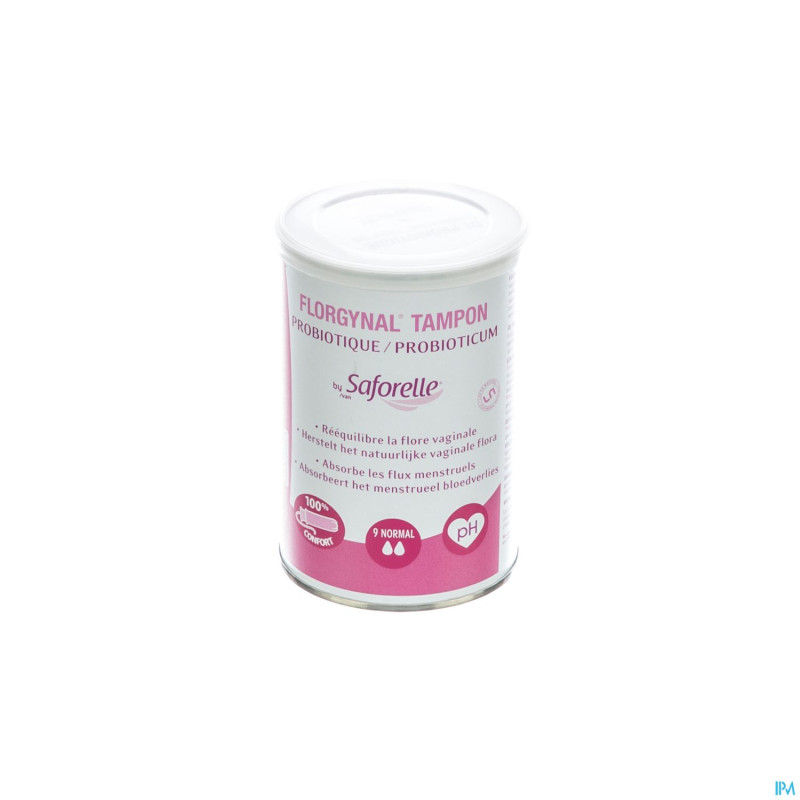 Florgynal tampon probiotique compact normal 9
