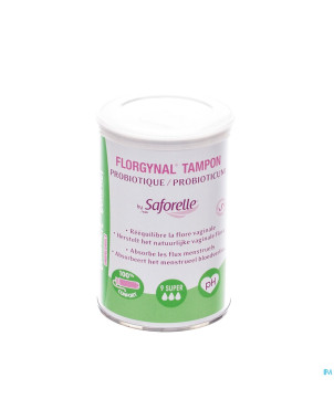 Florgynal tampon probiotique compact super 9