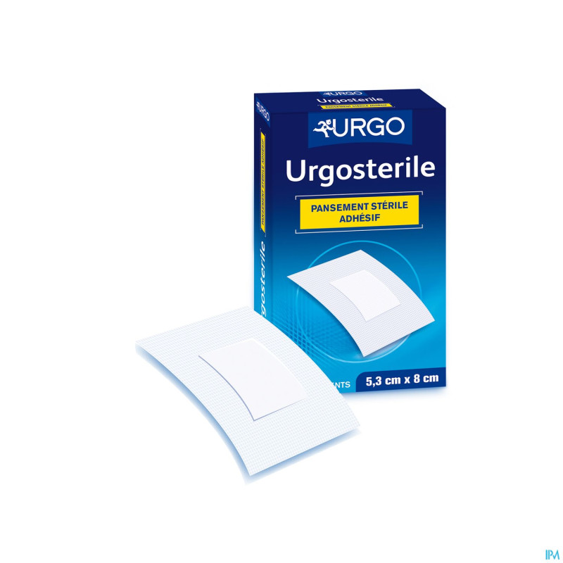 Urgosterile pans adh sterile 5,3x 8cm 10