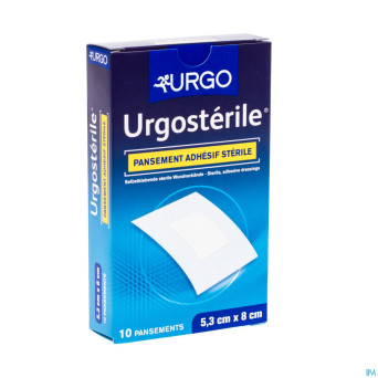 Urgosterile pans adh sterile 5,3x 8cm 10