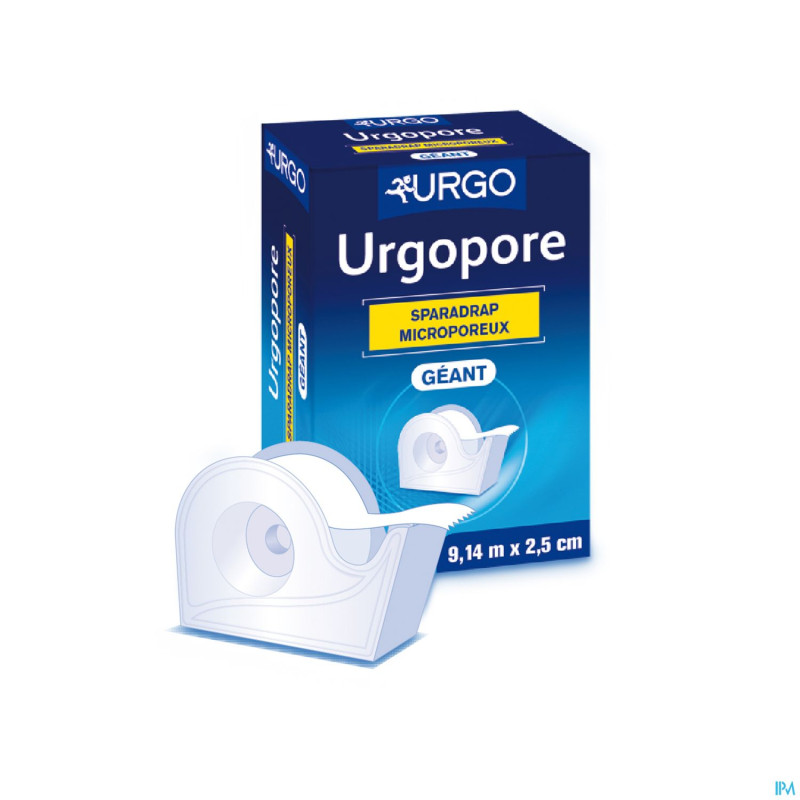 Urgopore sparadrap microporeux  9,14mx 2,5cm