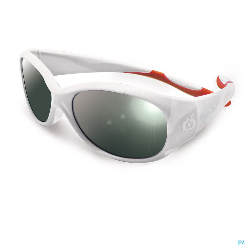 Reverso vista lunettes solaire  4-8ans blanc/rouge