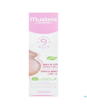 Mustela 9m huile soin vegetures 100ml