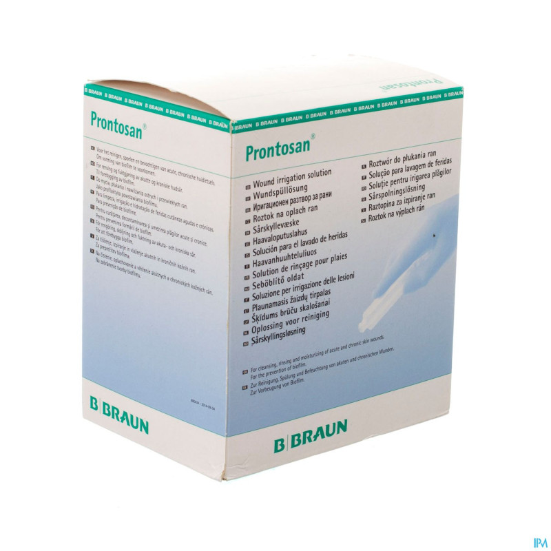 Prontosan solution ster rincage plaies amp 24x40ml