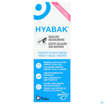 Hyabak 0,15% collyre hyaluron  10ml