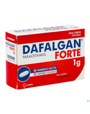 Dafalgan forte comp pell 10 x 1000 mg