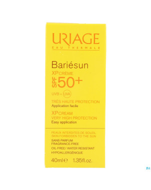 Uriage bariesun xp creme ip50+ n/parf    tube 40ml