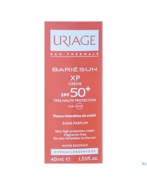 Uriage bariesun xp creme ip50+ n/parf    tube 40ml