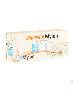 Sildenafil viatris 25mg comp pell  4