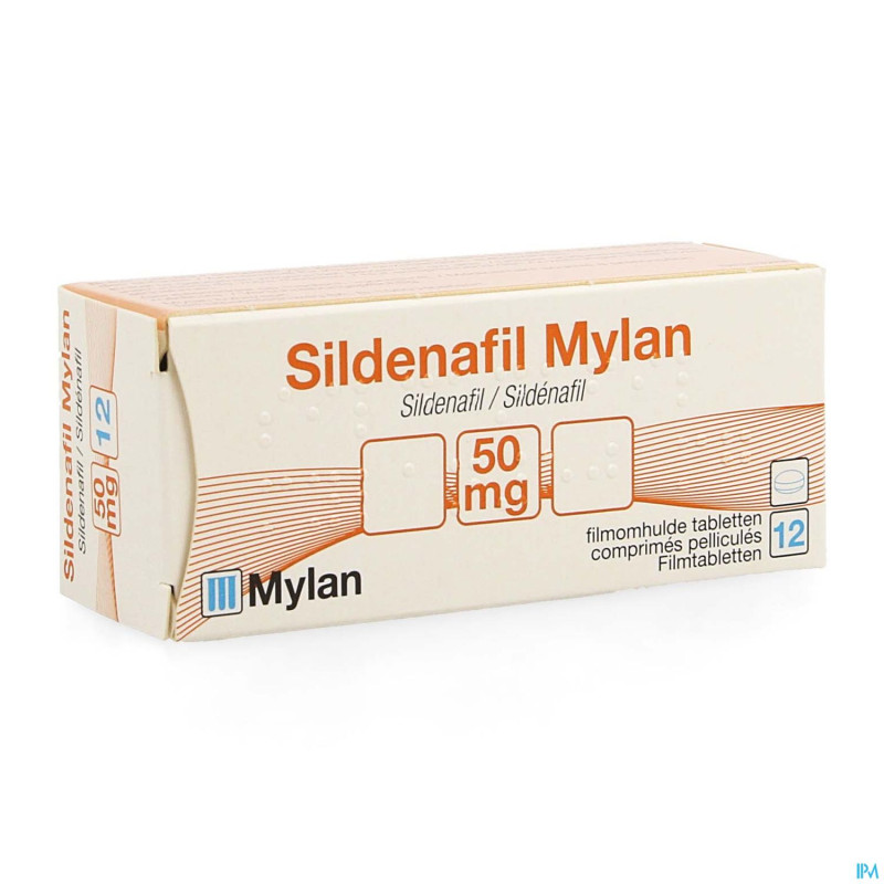 Sildenafil viatris 50mg comp pell 12