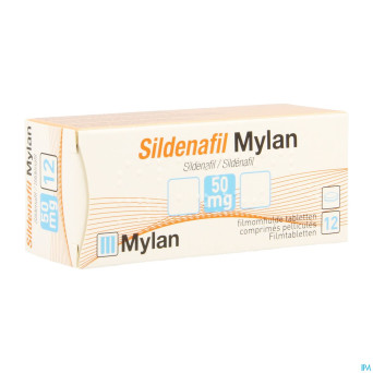 Sildenafil viatris 50mg comp pell 12