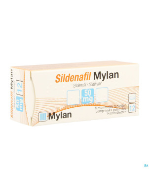 Sildenafil viatris 50mg comp pell 12