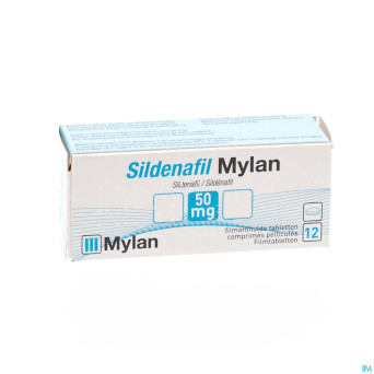 Sildenafil viatris 50mg comp pell 12