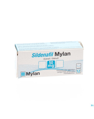 Sildenafil viatris 50mg comp pell 12
