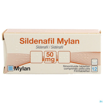 Sildenafil viatris 50mg comp pell 12