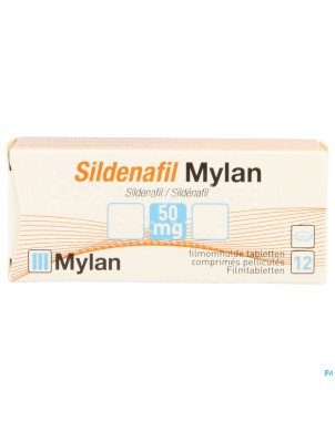 Sildenafil viatris 50mg comp pell 12