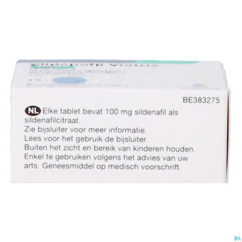 Sildenafil viatris 100mg comp pell 12