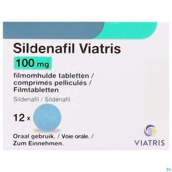 Sildenafil viatris 100mg comp pell 12