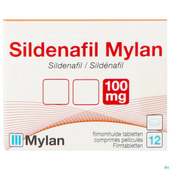 Sildenafil viatris 100mg comp pell 12